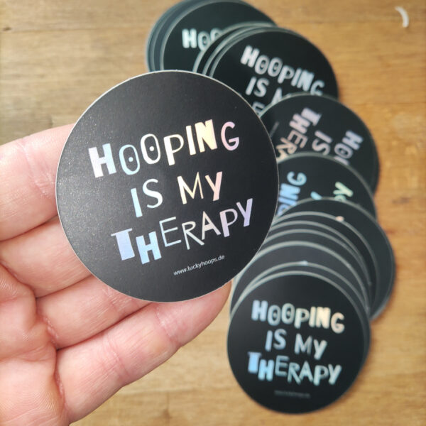 hooping-is-my-therapy-matt-schwarz-sticker