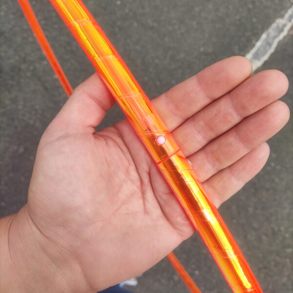 Taped Polypro | UV Fire Orange 16 mm, 80 cm – Bild 2